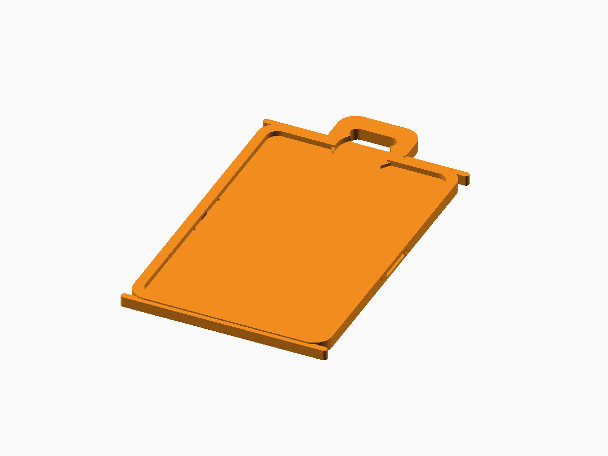 CR80 / ID-1 Card Holder render