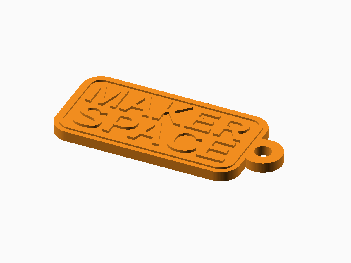 Parametric Keyring render
