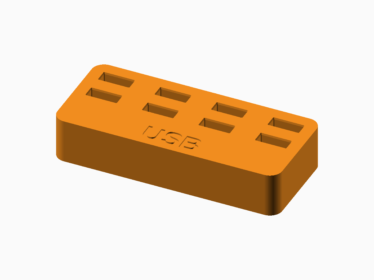USB Stick Holder render