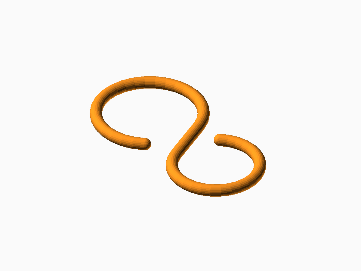Parametric S-Hook render