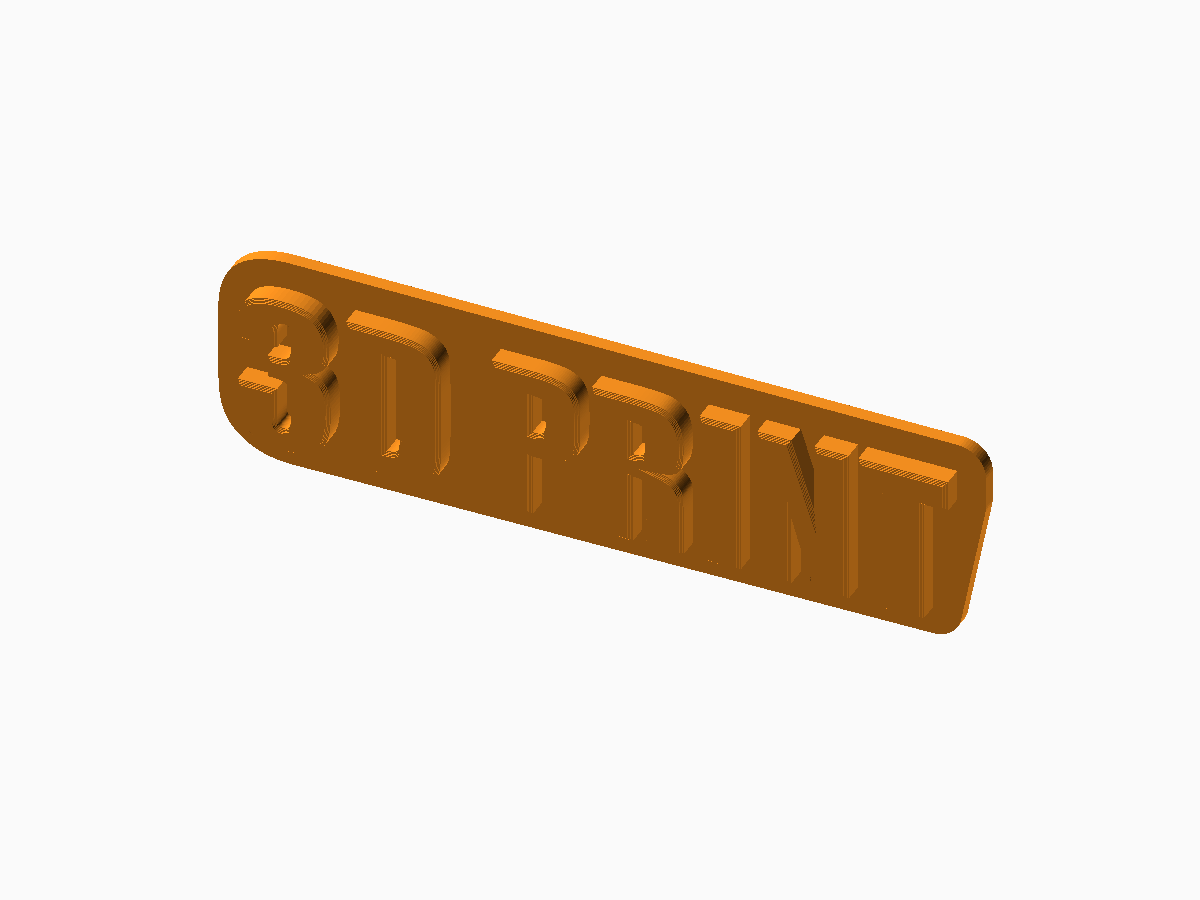 3D Text Generator render